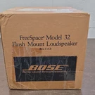 Bose Freespace Model 32 Flush Mount Loudspeaker White Wired 70V 172265-2119. Fixed Price $79.99.