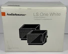 Audiosource Ls-one White Indoor/outdoor Compact Loudspeakers With Brackets Nos. Fixed Price $59.95.