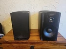 Definitive Technology SM55 Studio Monitor Pair, Play Tested, Used, Speaker Wires. Fixed Price $203.00.