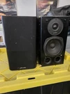 Polk Audio RT3 Bookshelf Speakers Black Wired Pair Banana Jack Wood. Fixed Price $60.00.