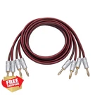 Jorzor 13AWG Ofc Speaker Cable Gold Banana Plugs 3.3FT Pair. Fixed Price $44.99.