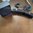 Avc Multimedia Center, Rr, Fr, Fl, Rl Speakers + Subwoofer Set 6.. Fixed Price $40.00.