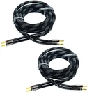 Arklove 2-PACK 10FT 12AWG Braided Dual Banana To Speaker Cables. Fixed Price $67.41.