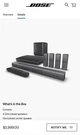 Bose Lifestyle 650 Home Theater System With Omnijewel Speakers. Fixed Price $1999.00.