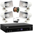 Pyle 5.2CH Bluetooth Arc Receiver, 4X 8'' 65W Pa Horn Speakers W/ Wireless Mic. Fixed Price $306.99.