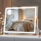 Hasipu 17.7" X13.8 Led Vanity Mirror With Lights - Touch Control Makeup. Fixed Price $51.61.