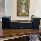 Lot Of 3 Yamaha Speakers (2) NS-AP2800BLS + (1) NS-AC2A Tested Works No Cord. Fixed Price $44.67.