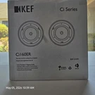 Kef CI160ER 6.5" In-ceiling Speaker White 2 Pack. Fixed Price $189.99.